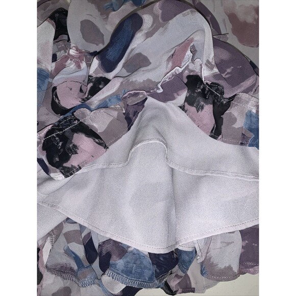 Buddy Love Women’s Dress Floral Long Sleeve Bell Mini Ruffle Small Wedding Guest - Picture 8 of 8